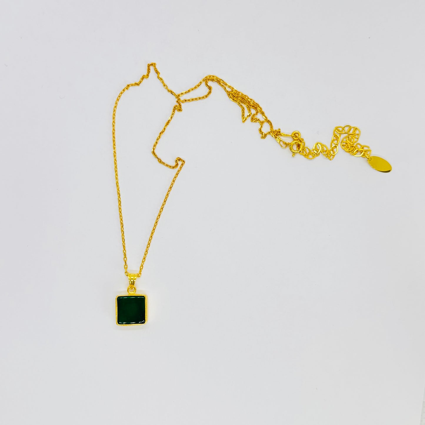JADE kette gold