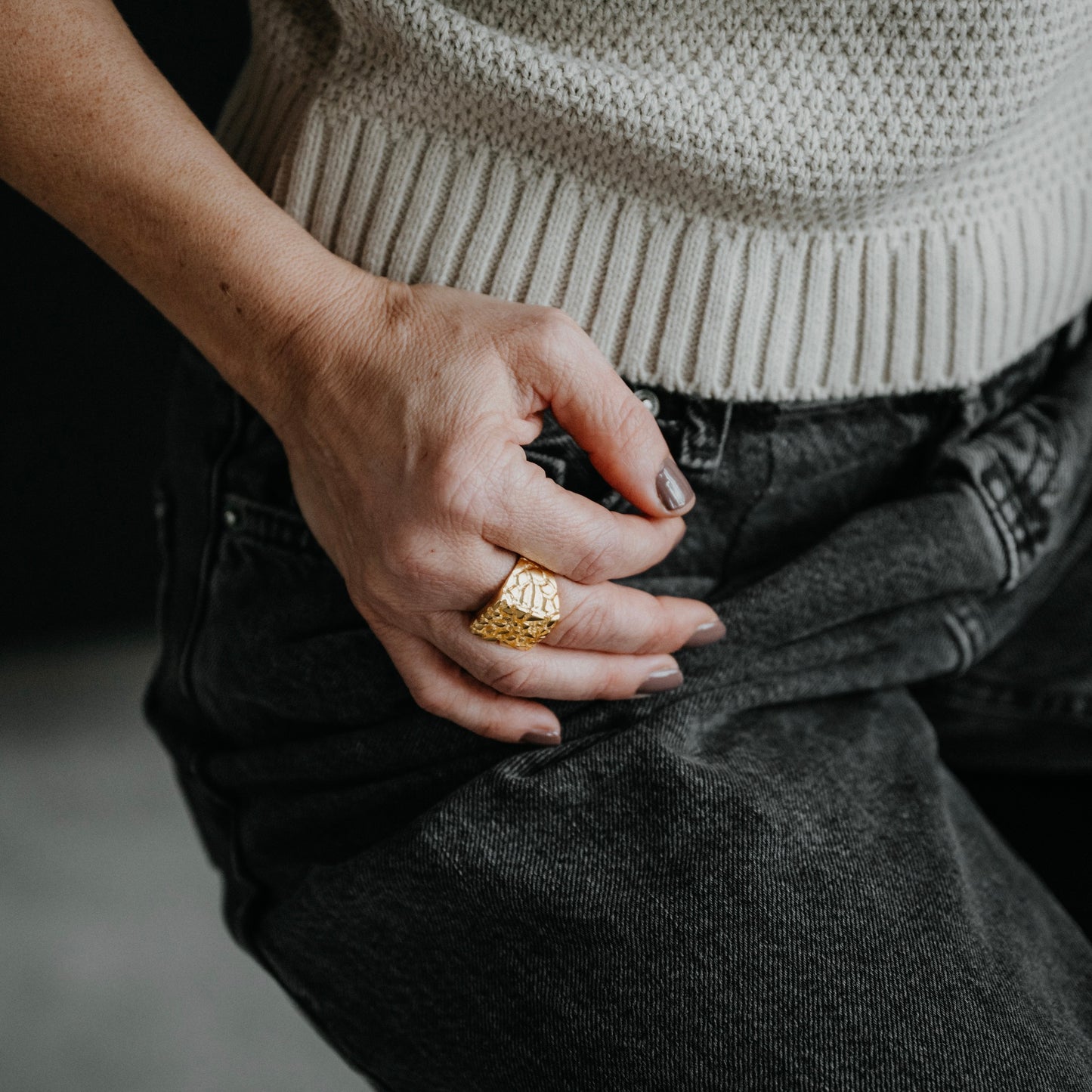 FLAT Ring Gold