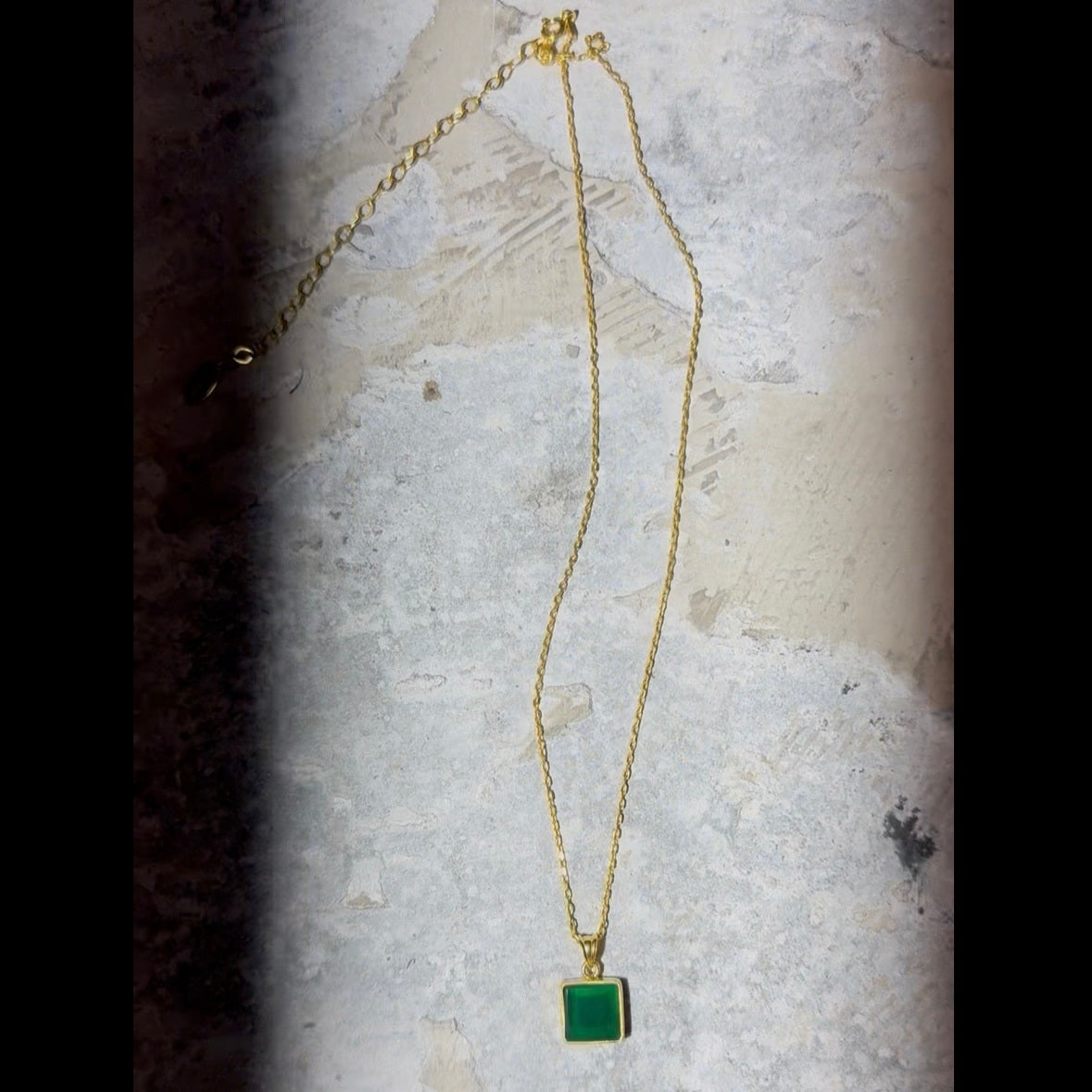 JADE kette gold