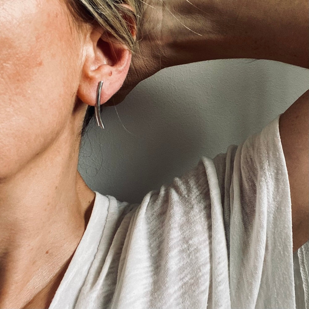 PURE Ear Climber Silber