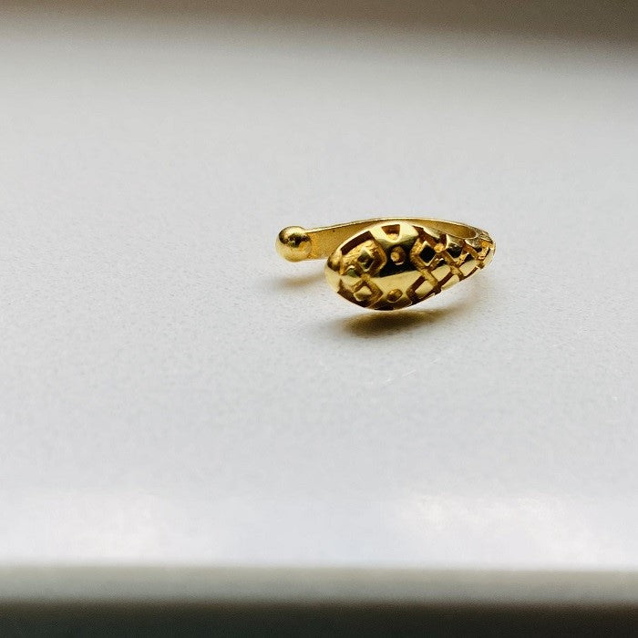 SNAKE Ear Cuff Gold