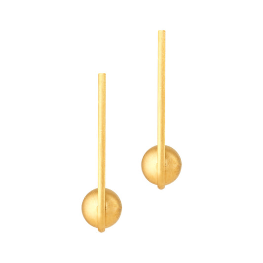BALL Ohrringe Gold