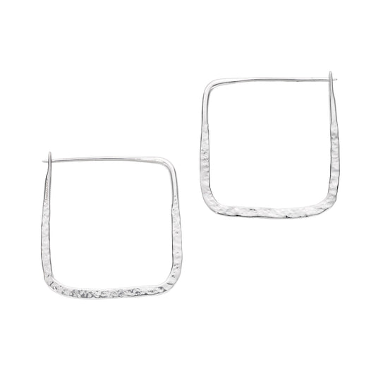 CUBE Ohrringe Silber
