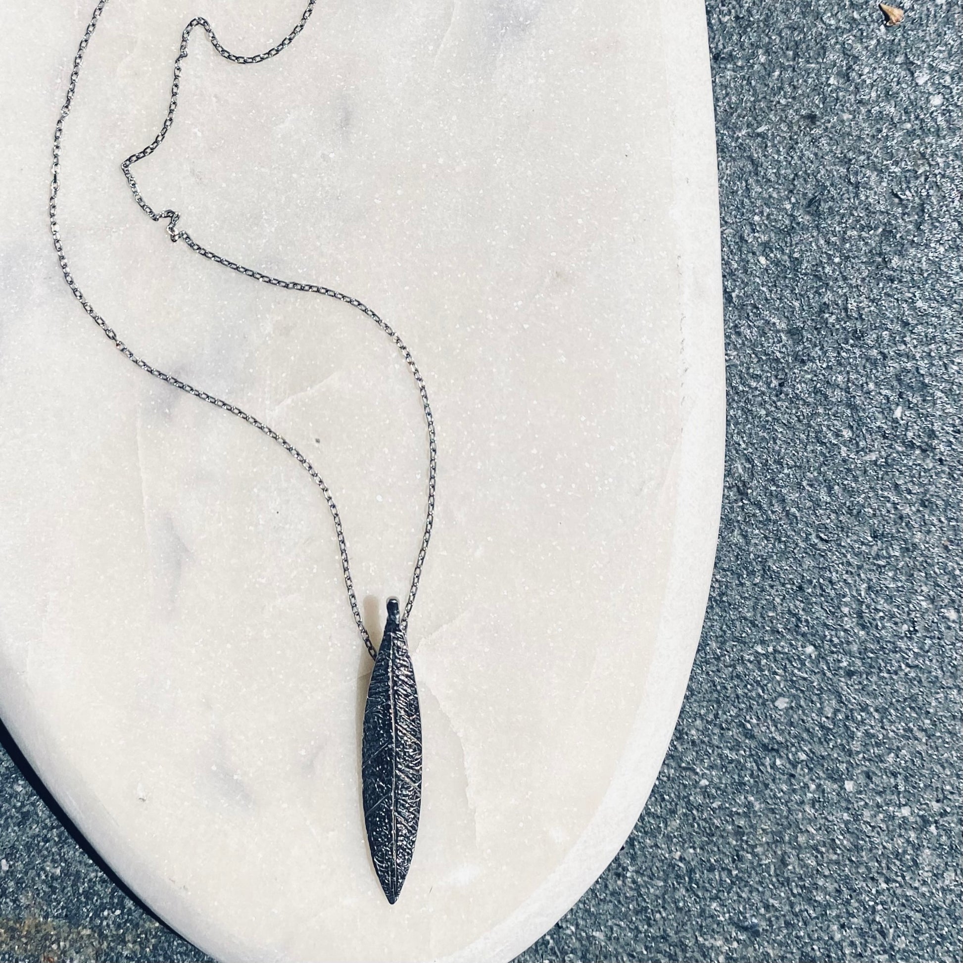 FEATHER kette Silber by MYMigma