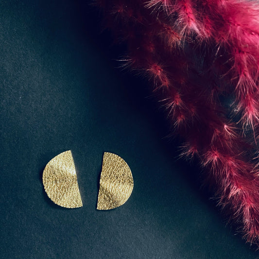 MOON Ohrringe Gold