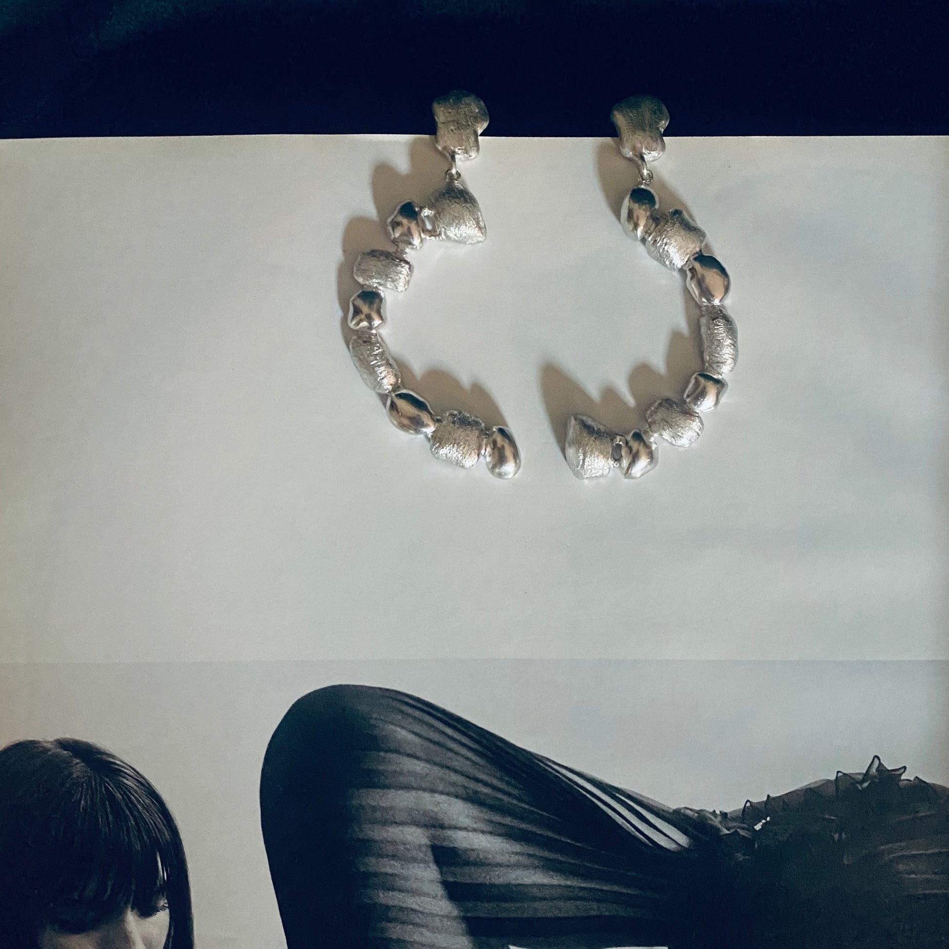 Große Silberohrringe by MY Migma