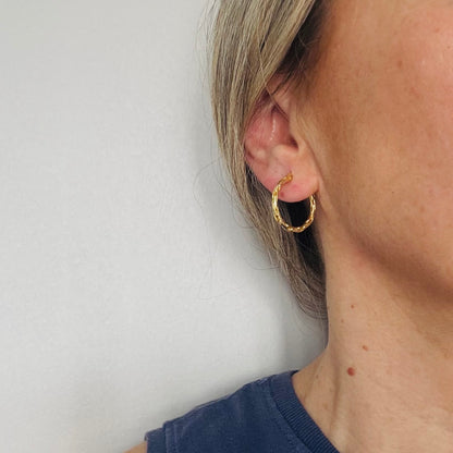 HOOP ART Ohrringe Gold by MYMigma