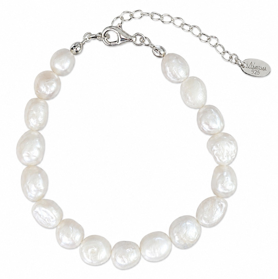 KERN Perlenarmband Silber