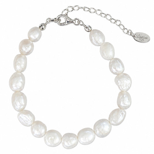 KERN Perlenarmband Silber