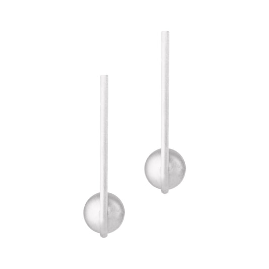 BALL Ohrringe Silber