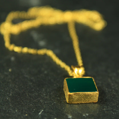 JADE kette gold