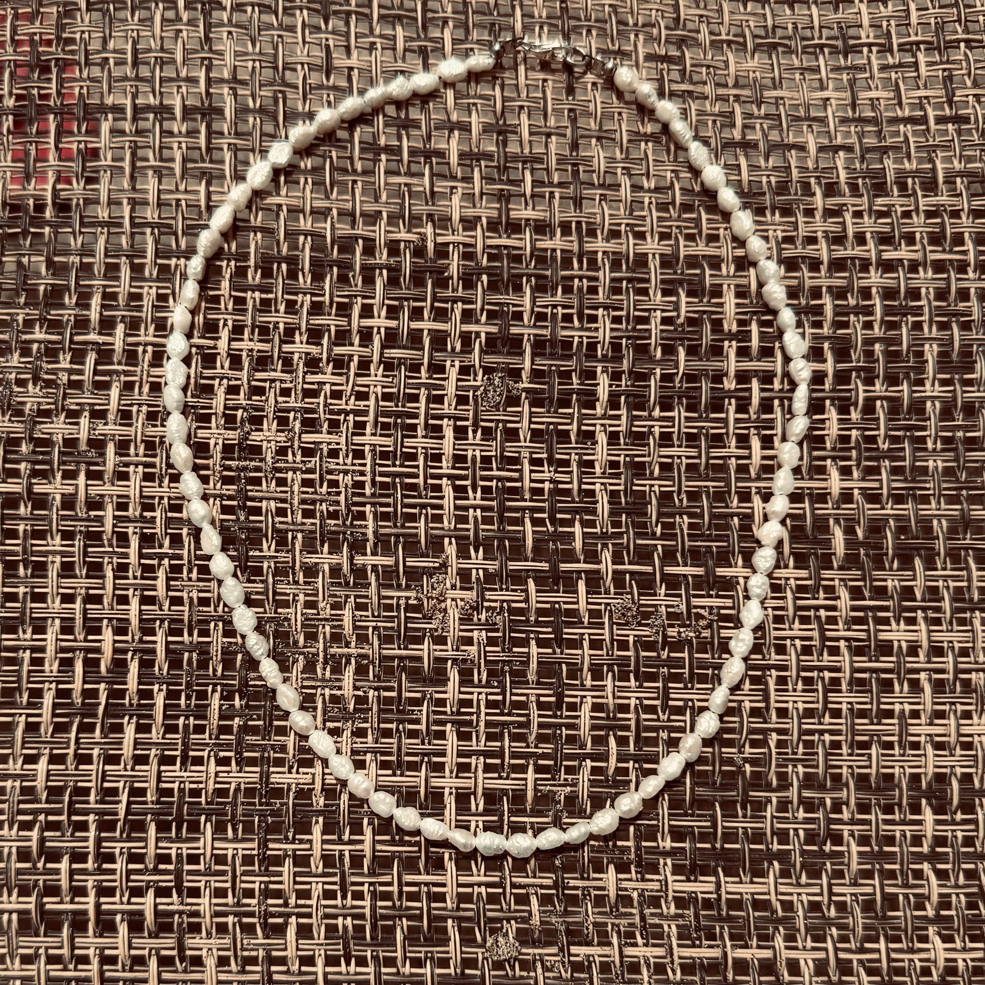 Perlenkette Silber by MYMigma