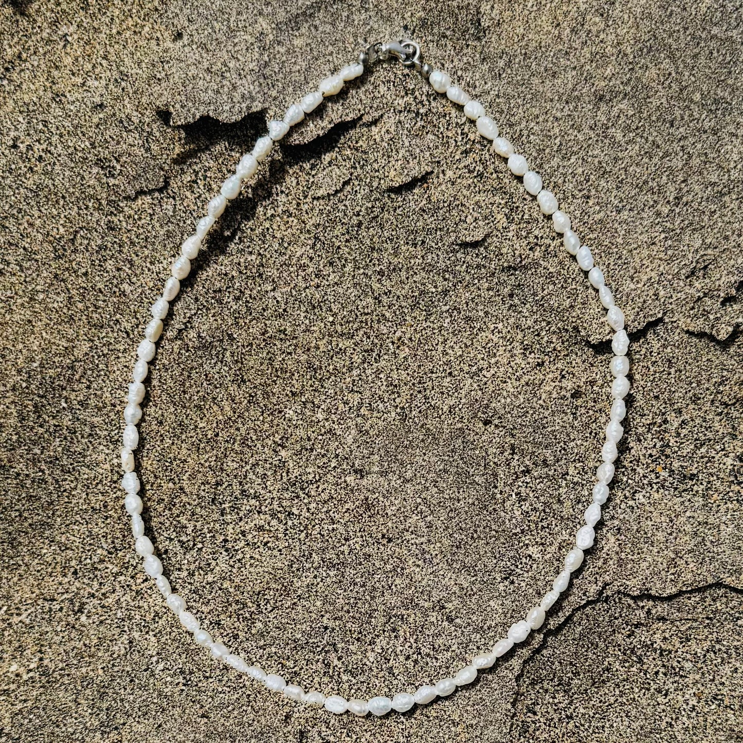 Perlenkette Silber by MYMigma