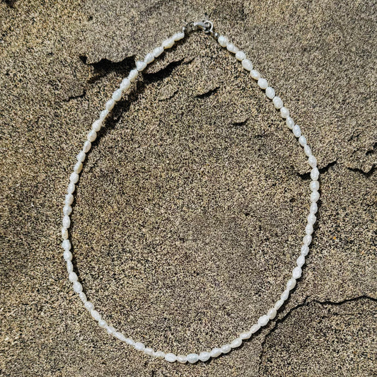 Perlenkette Silber by MYMigma