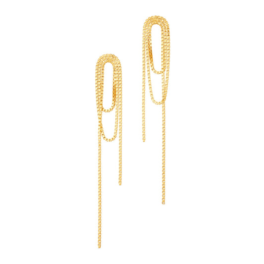 LOOP Ohrringe Gold