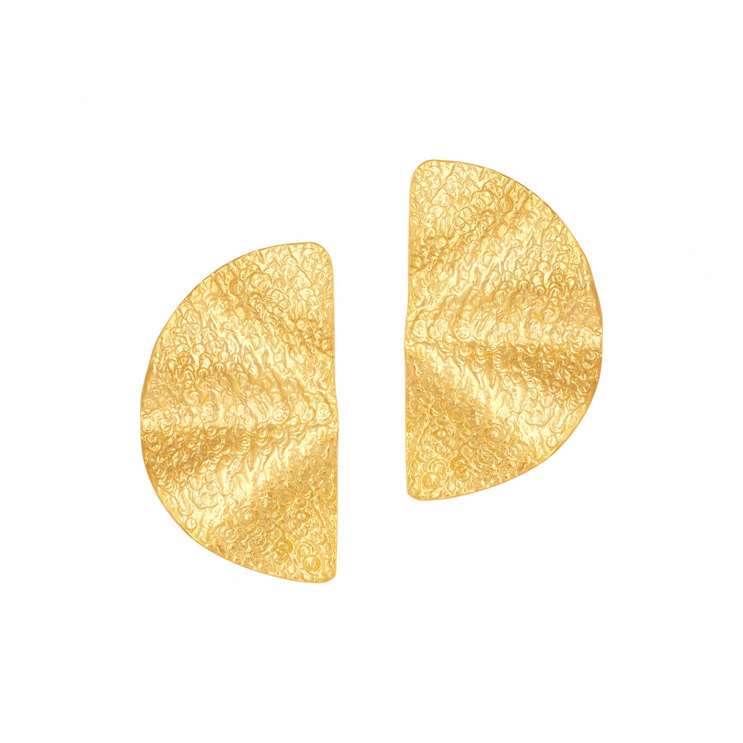 MOON Ohrringe Gold Handmade by MYMigma