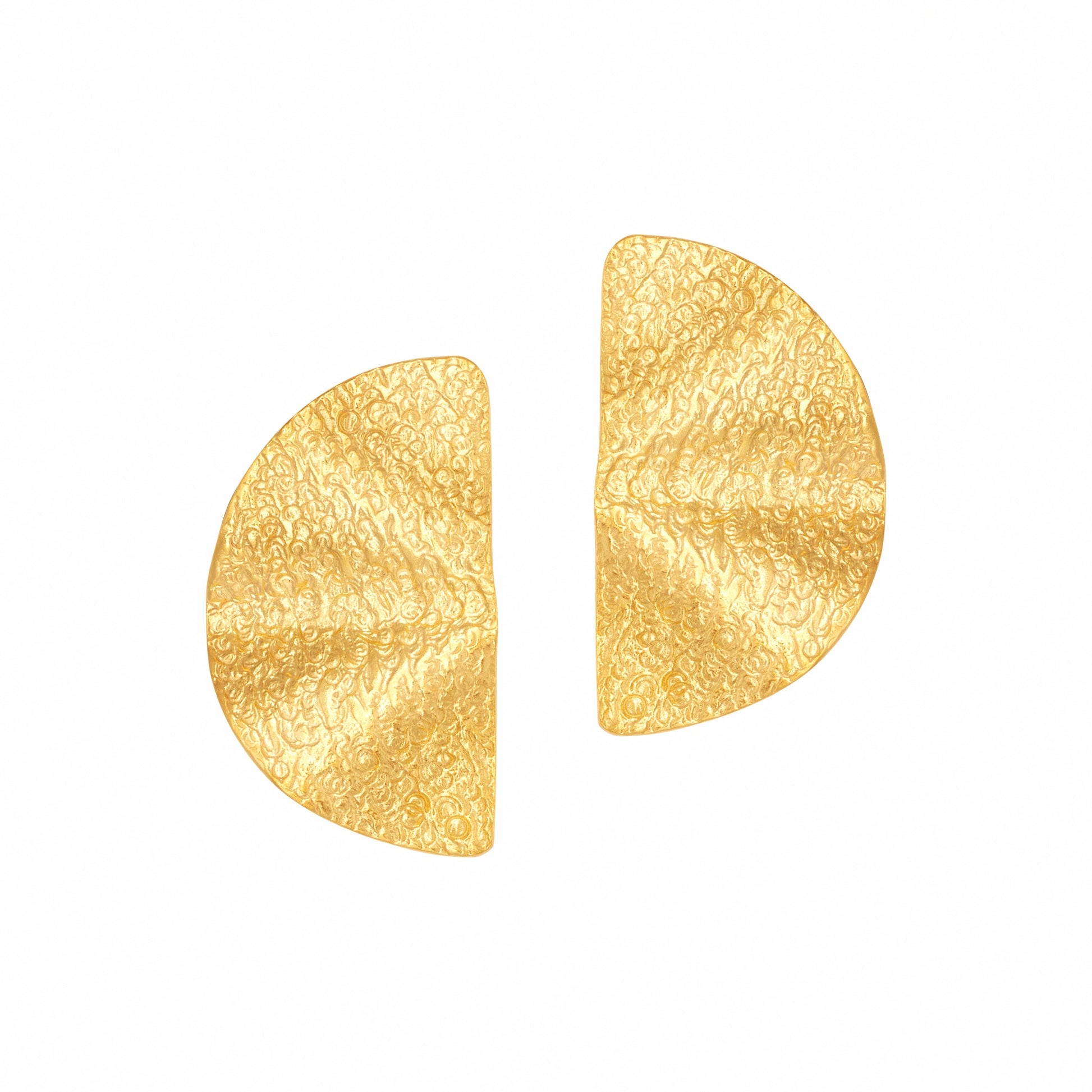 MOON Ohrringe Gold Handmade by MYMigma