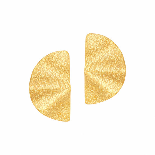 MOON Ohrringe Gold Handmade by MYMigma