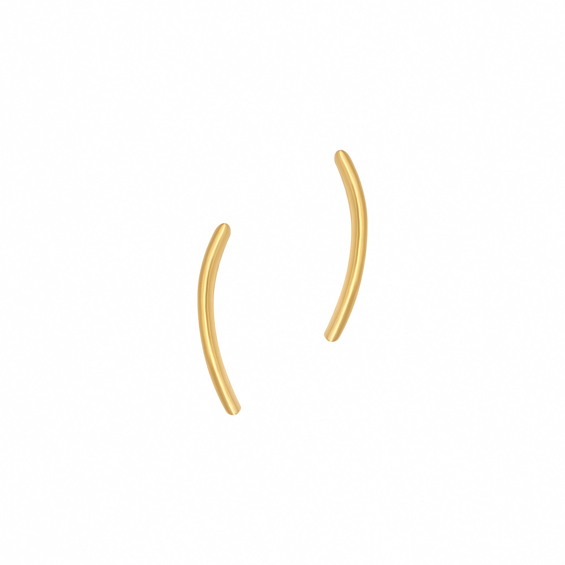 PURE ear climber gold handmade by MYMigma