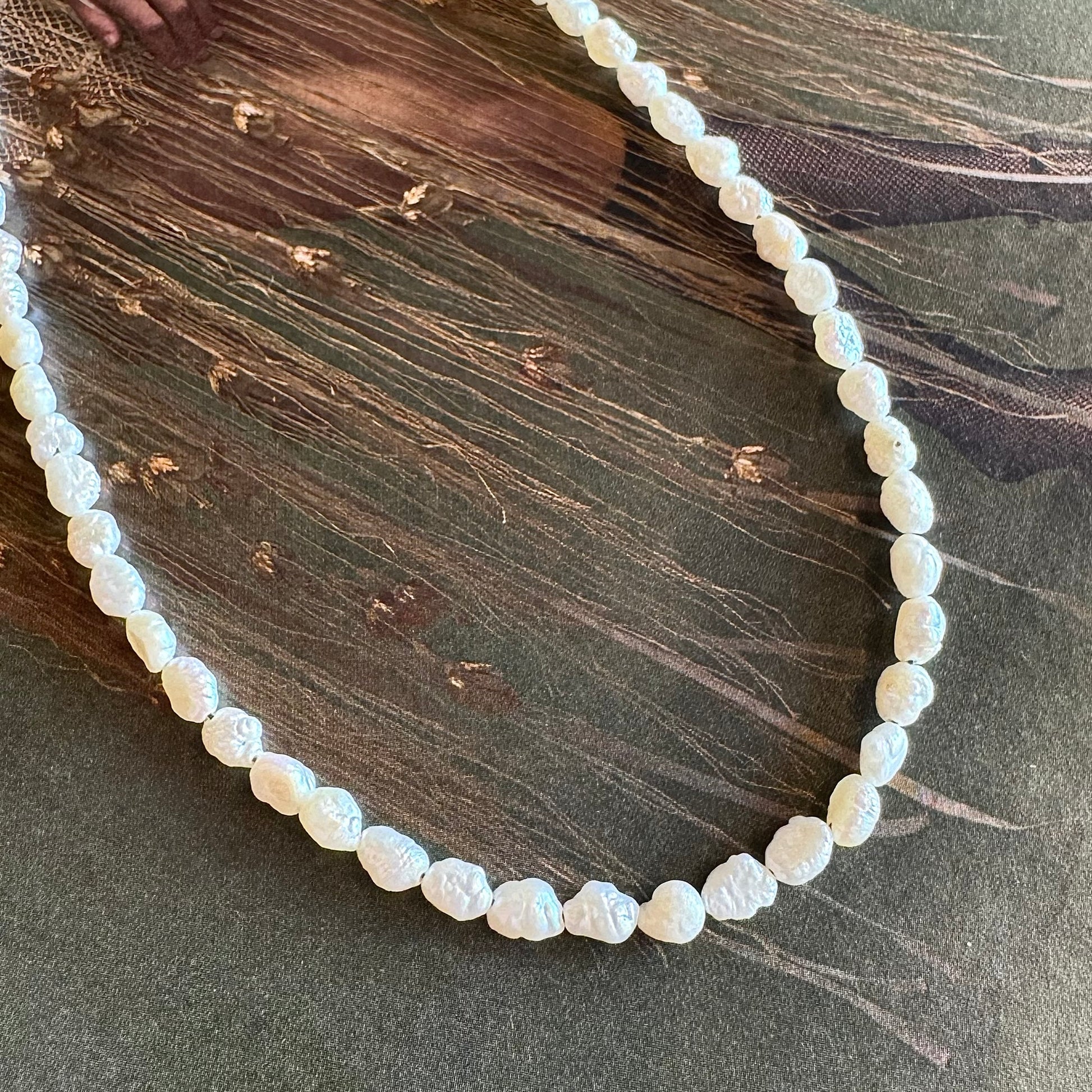 Perlenkette Silber by MYMigma