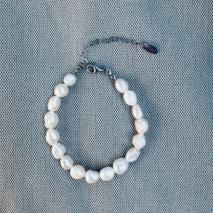 KERN Perlenarmband Silber