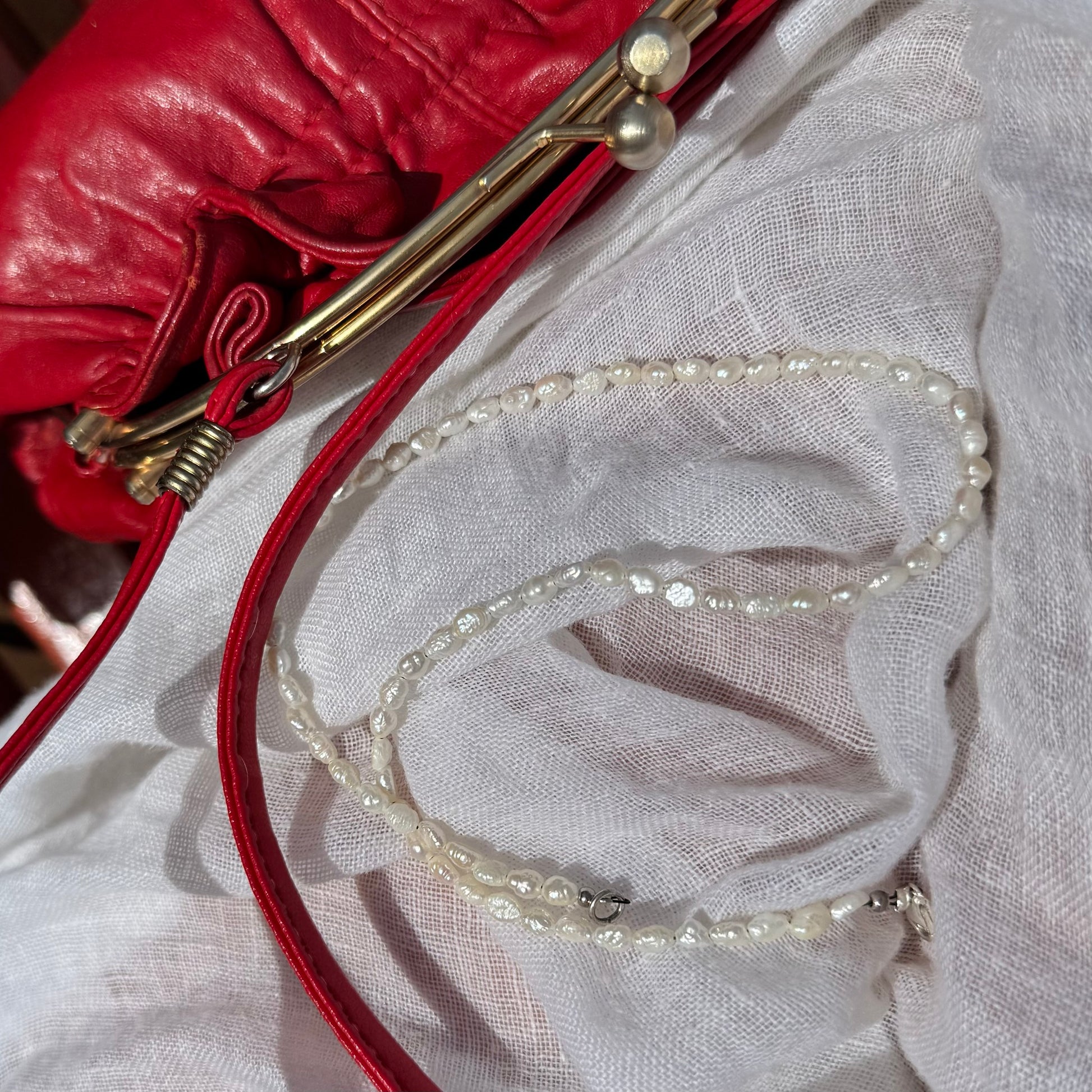 Perlenkette Silber by MYMigma