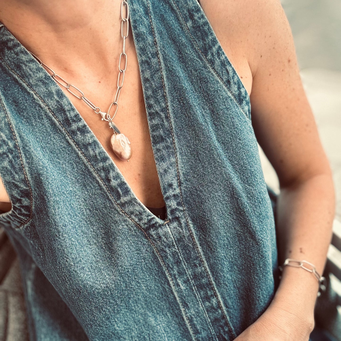 RENA Barockperle Anhänger Silber by MYMigma