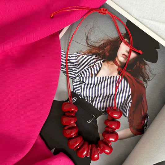 SCARLET Kette Rot
