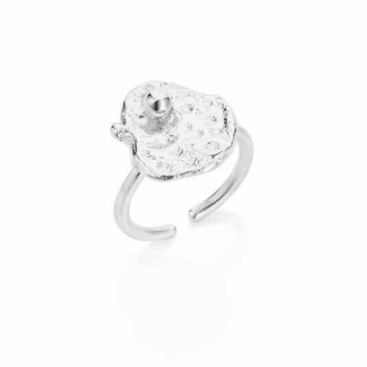 EARTH Ring Silber