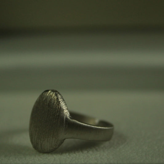 EGG Ring Silber