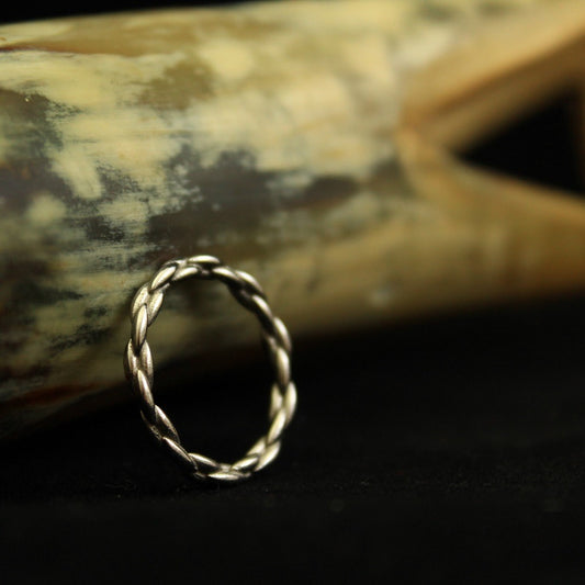 HOOP ART Ring Silber