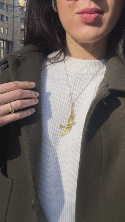 PEACE Charm Gold Anhänger