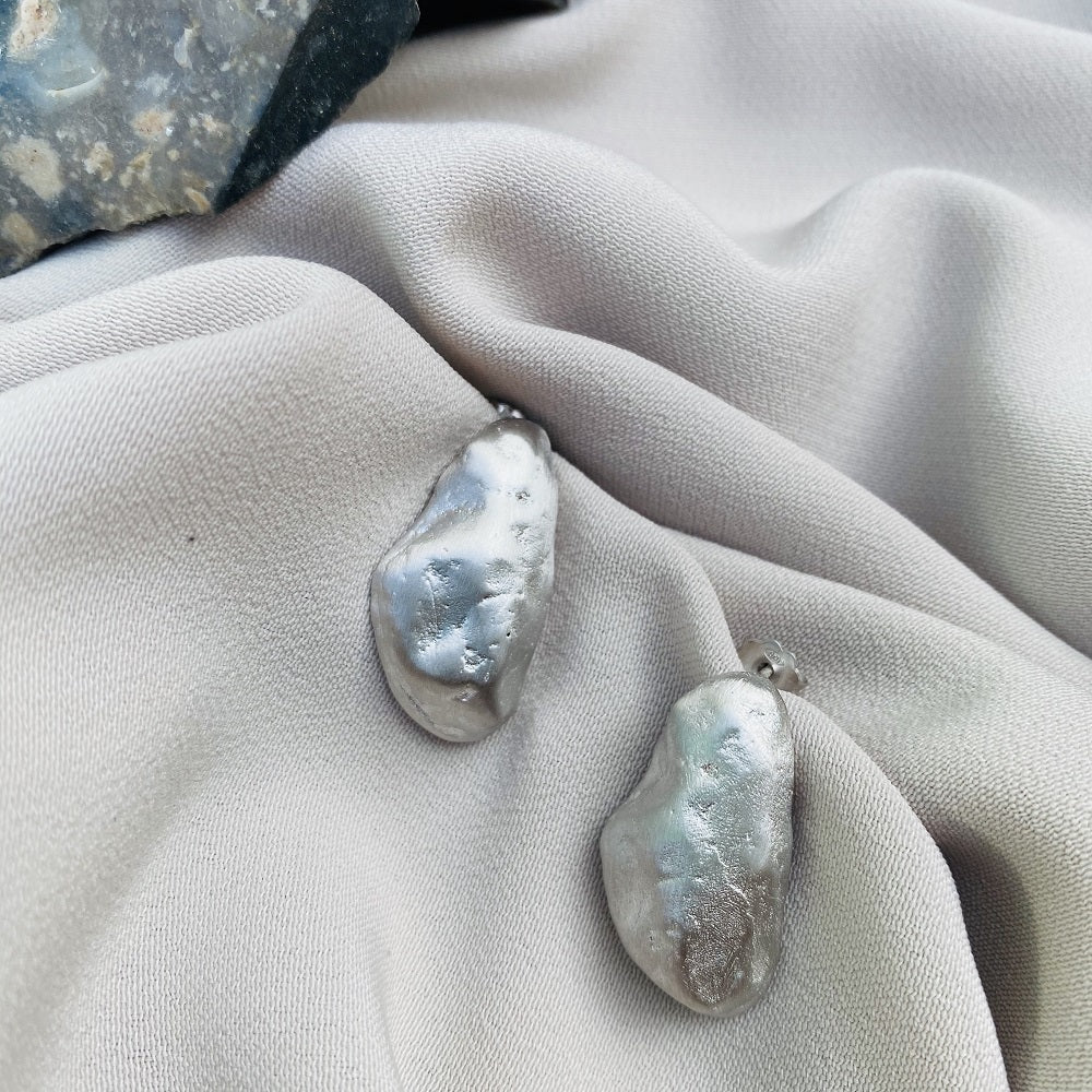 STONE Ohrringe Silber by MYMigma