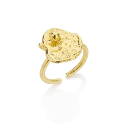 earth Ring Gold by MYMigma